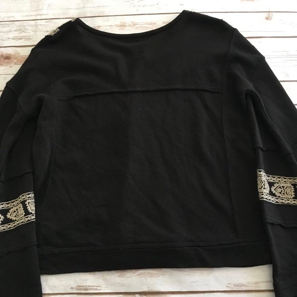 FREE PEOPLE Santa Maria Tiger French Pullover-XS,S - Picture 8 of 8